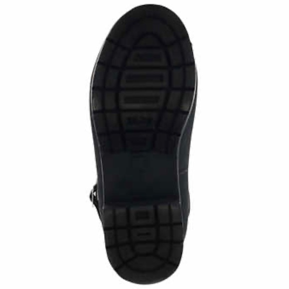 Chooka Rain Boot Plush Mid Height Black Fur  NIB - Picture 6 of 10